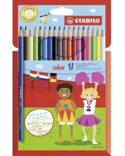 Olovke Stabilo Color – 18 boja -1